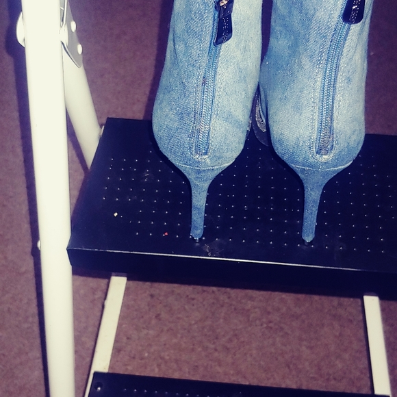 🆕 Inventory Denim/Mesh Ankle Boots - Picture 7 of 12